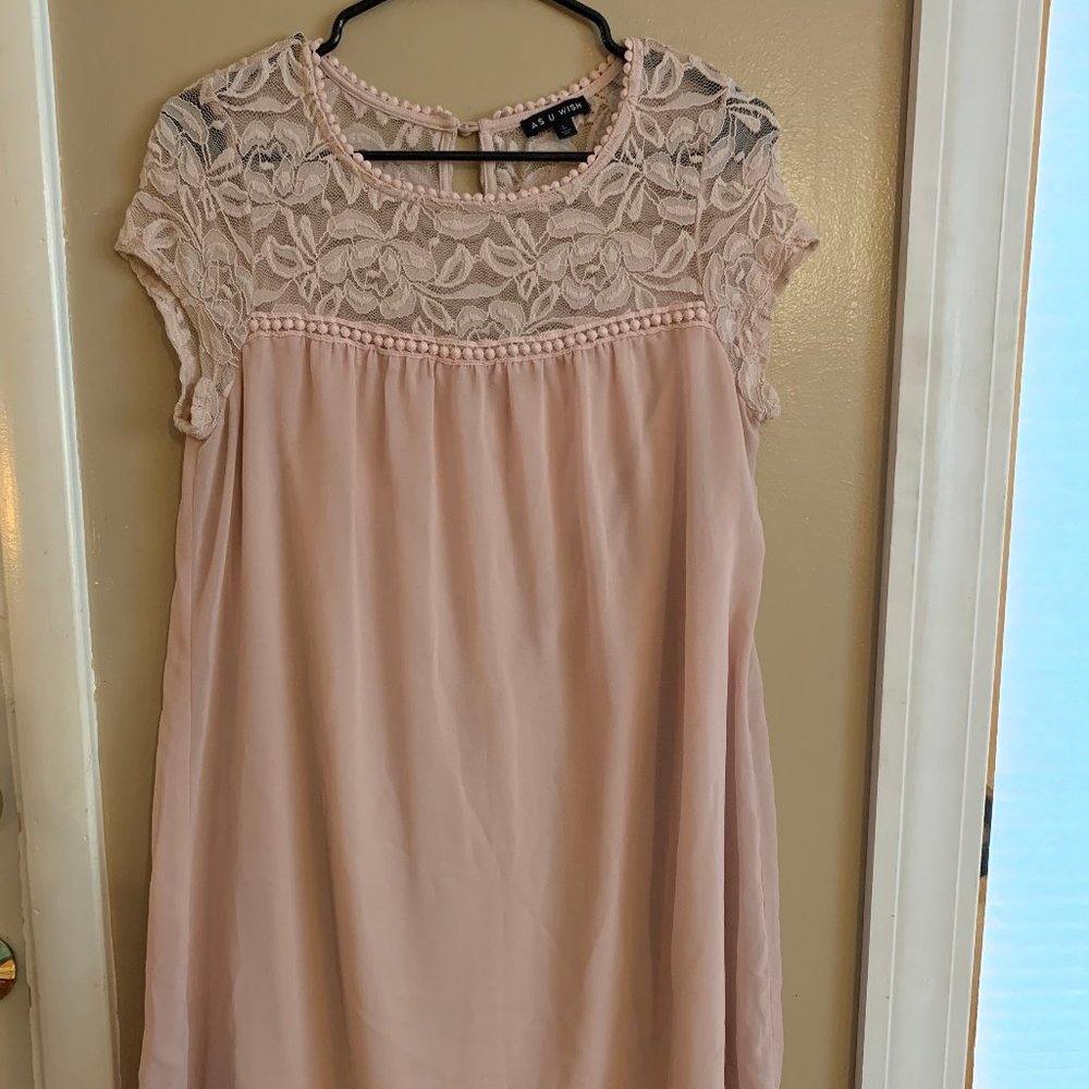 PINK, AS U WISH dress